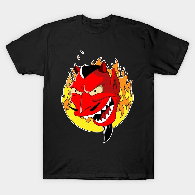 The Devil T-Shirt by Teesbyhugo